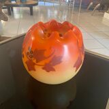 Ball vase signed Legras