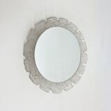 Hillebrand vintage Lucite wall mirror with backlight , 1970’s , Germany