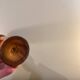 Wooden candle holder