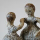 Sculpture "les danseuses"  en céramique des années 70