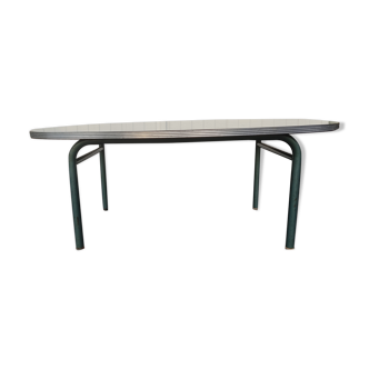 60s school table in water-green formica ideal for coffee table