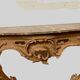 Console de style Louis XV en bois naturel XIX siècle