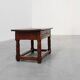 Oak hand-carved side table in wabi wabi style, Spain, 17th Century