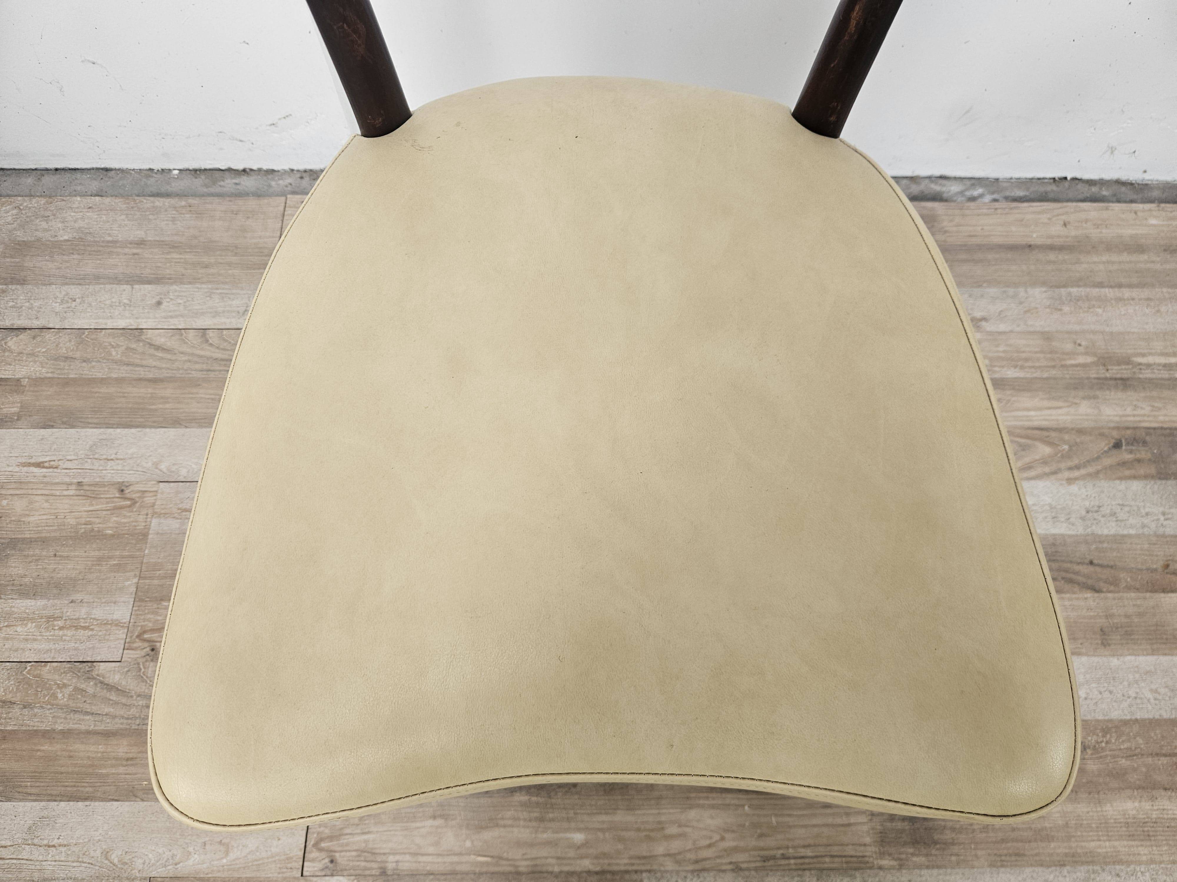 Six Art Decò chairs attributed to Carlo Rava, 1950s