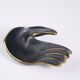 Empty pocket or ashtray in austrian design bronze
