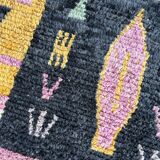 Large new purple Boujad Berber rug 165x270 cm