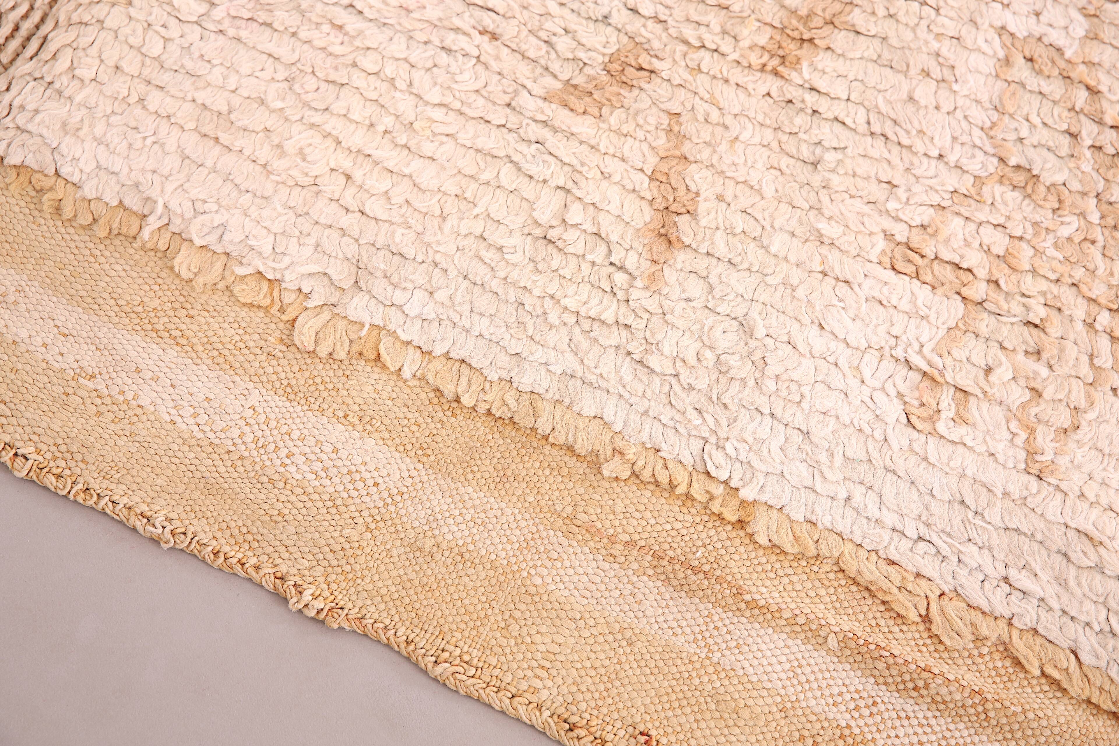 Yellow Vintage Berber Rug 153 CM X 266 CM - Tapis berbere vintage