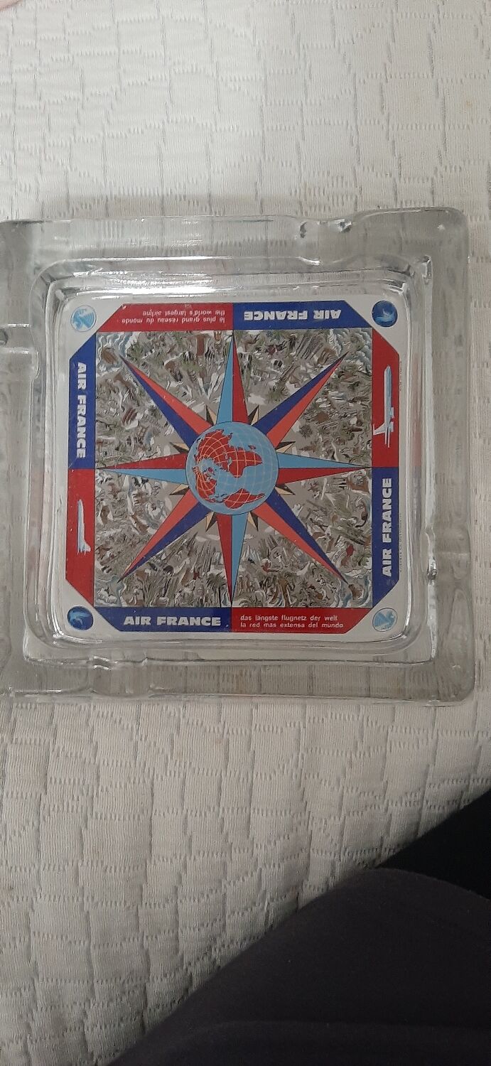 Air France advertising ashtray
