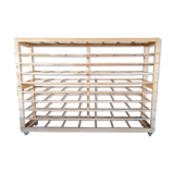 Solid wood workshop clay on wheels