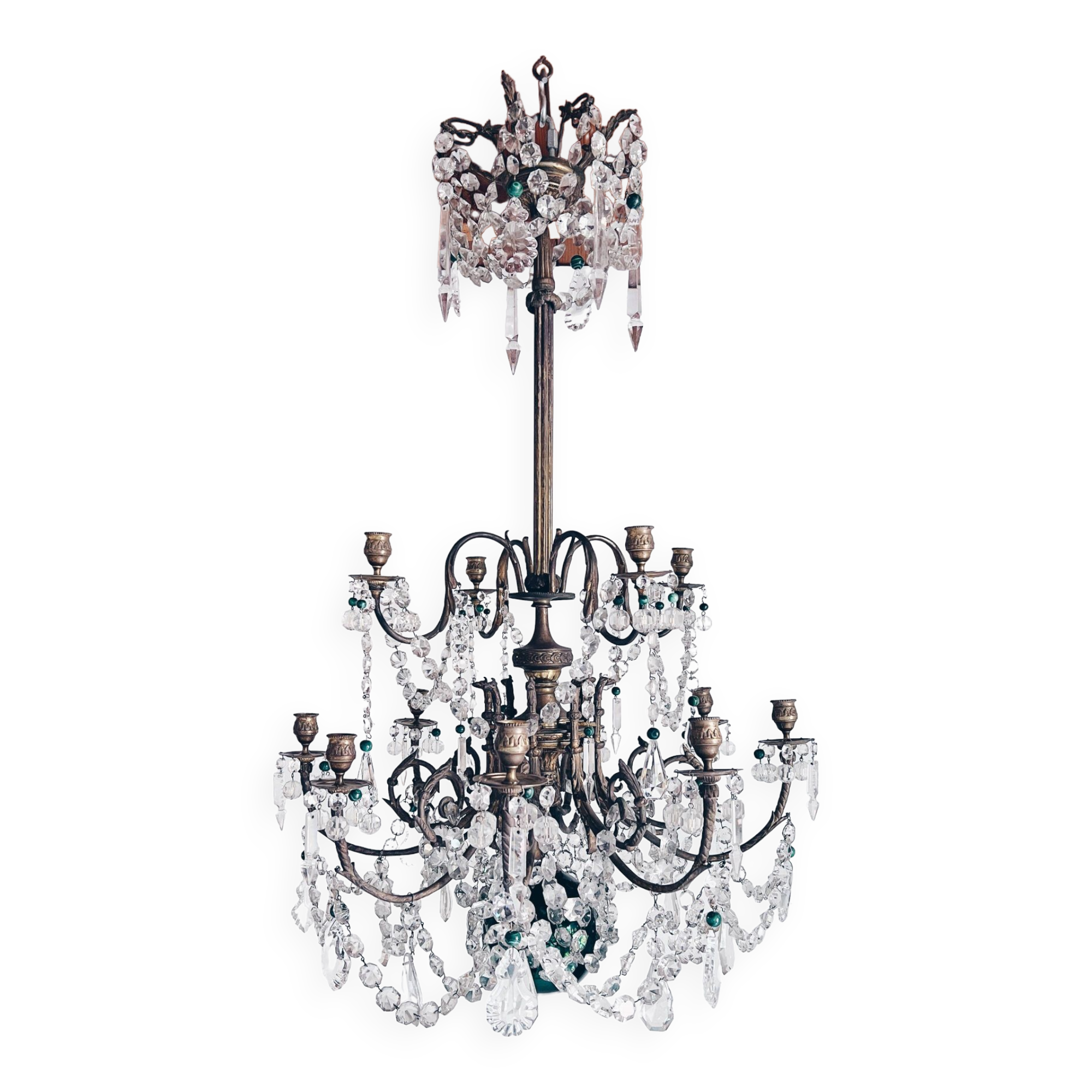 chandelier with tassels