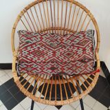 Fauteuil rotin années 60