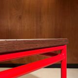 Custom dining table "steel and earthenware"