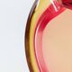 Murano glass catchall in Sommerso style, Orange Rose.