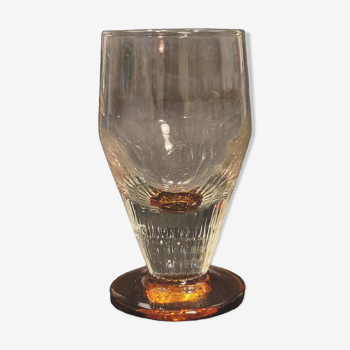 Old two-tone absinthe glass