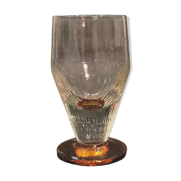 Verre à absinthe bicolore