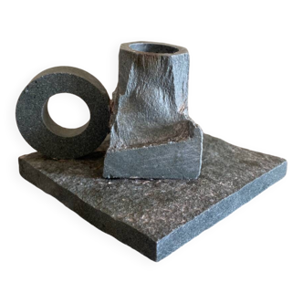 Granite chandelier