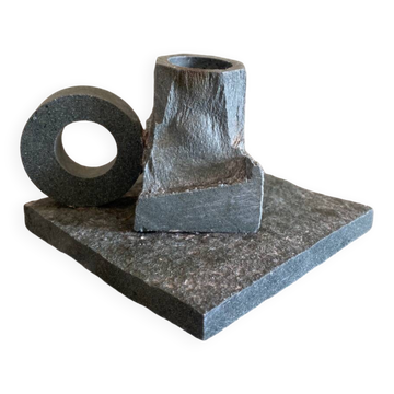 Granite chandelier