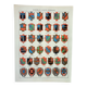 Engraving • Dignity, heraldic coat of arms 1 • Original and vintage poster from 1898