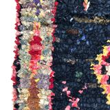 Moroccan Berber carpet Old Boucherouite 2,31x1.11m