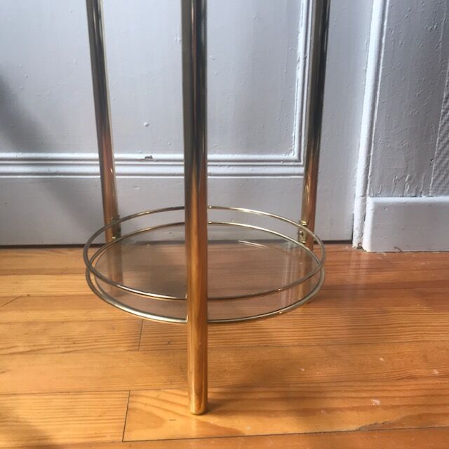 Vintage gilded side table  70/80