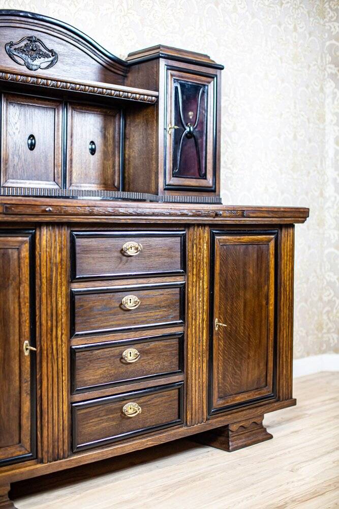 Vintage Buffet in Oak Burl, 1930s