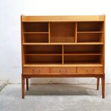 Vintage wooden sideboard library