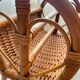 Panier / porte-revues rotin vintage