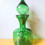 Carafe en verre Empoli 1970