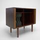 Rosewood Tambour Cabinet By Kai Kristiansen For Feldballes
