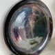 Round iridescent ceramic dish Vallauris