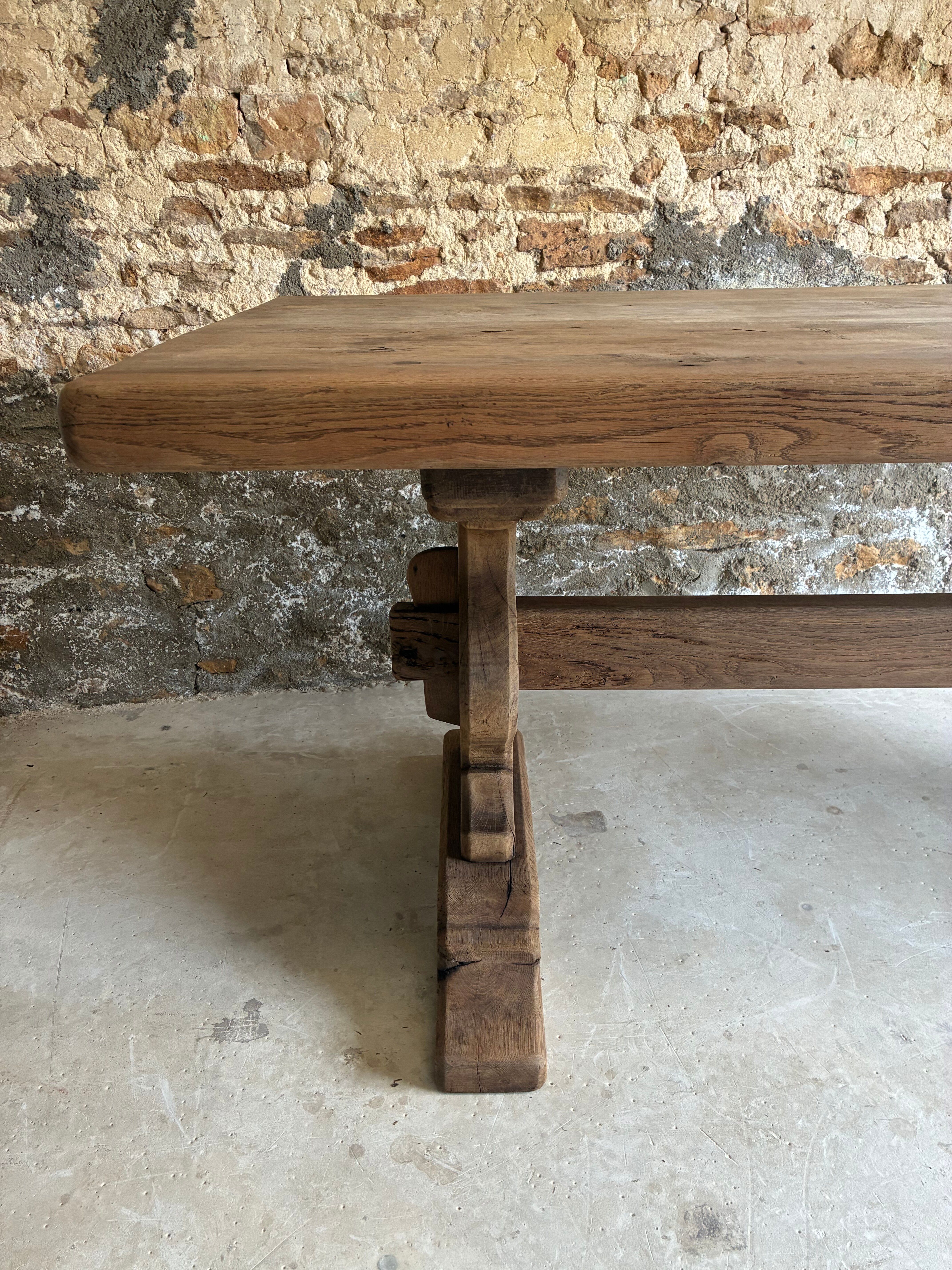 Monastery style farmhouse table