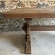 Monastery style farmhouse table
