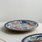 Colorful ceramic plates.