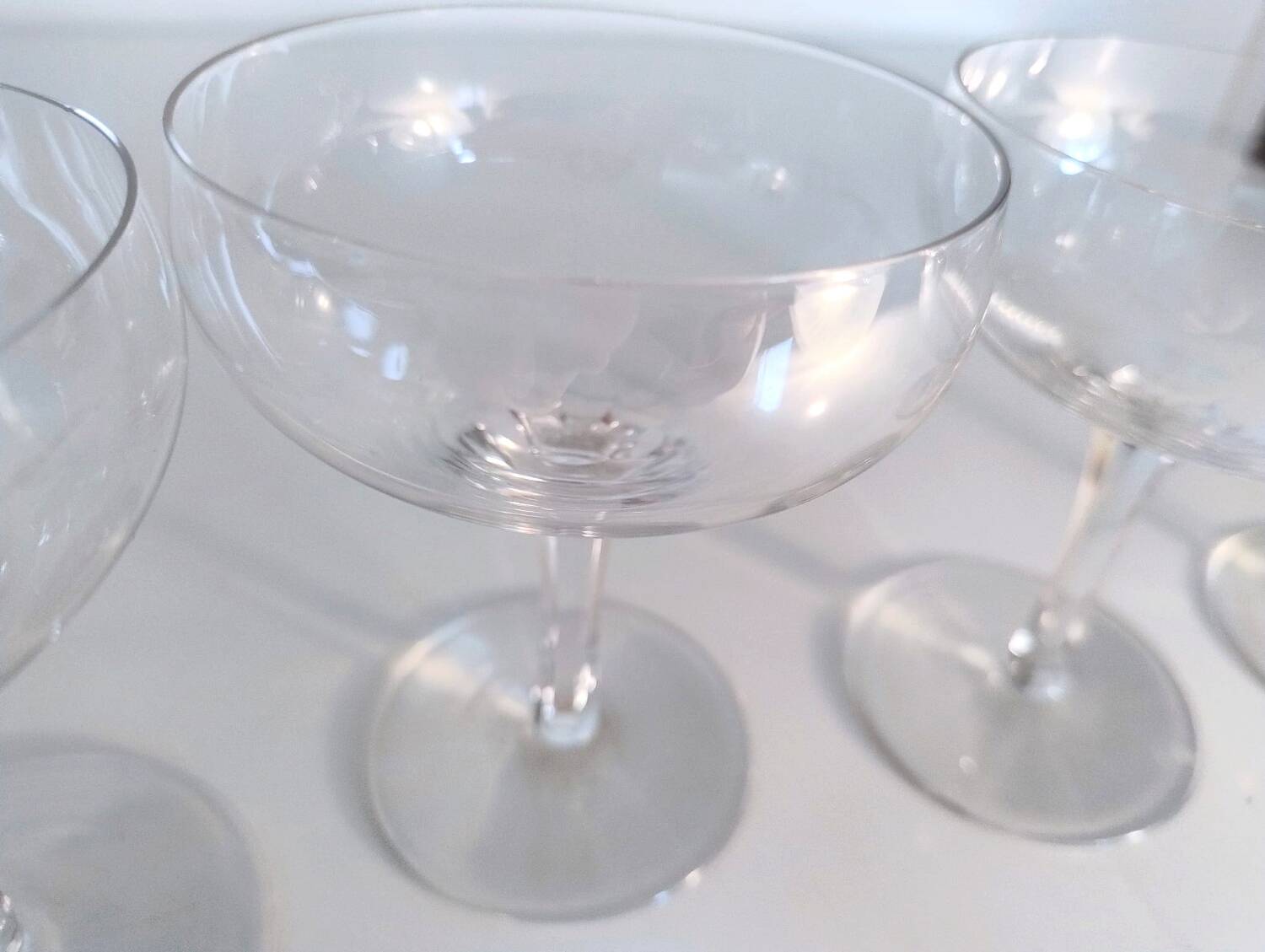 5 coupes de champagne Baccarat - v. 1933 Perfection