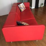 4-seater leather sofa from Artelano designed by Christophe Pillet