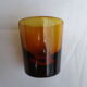 Ensemble de 6 verres ambres fabrication artisanale