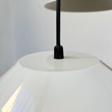 Lita 6047 White Pendant Light – Ø50 – 80s French Industrial Design