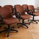 Suite de 8 fauteuil de bureau Comforto