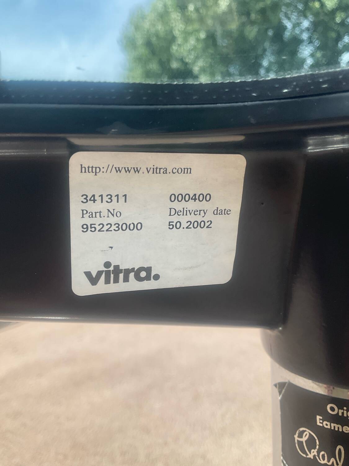 Charles Eames dining table for Vitra