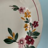 Set of 10 hollow plates in Sarreguemines earthenware, Bitche model