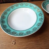 Set of 6 Badonviller soup plates