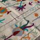 Tapis kilim suzani blanc bleu multicolore – 240x170 cm