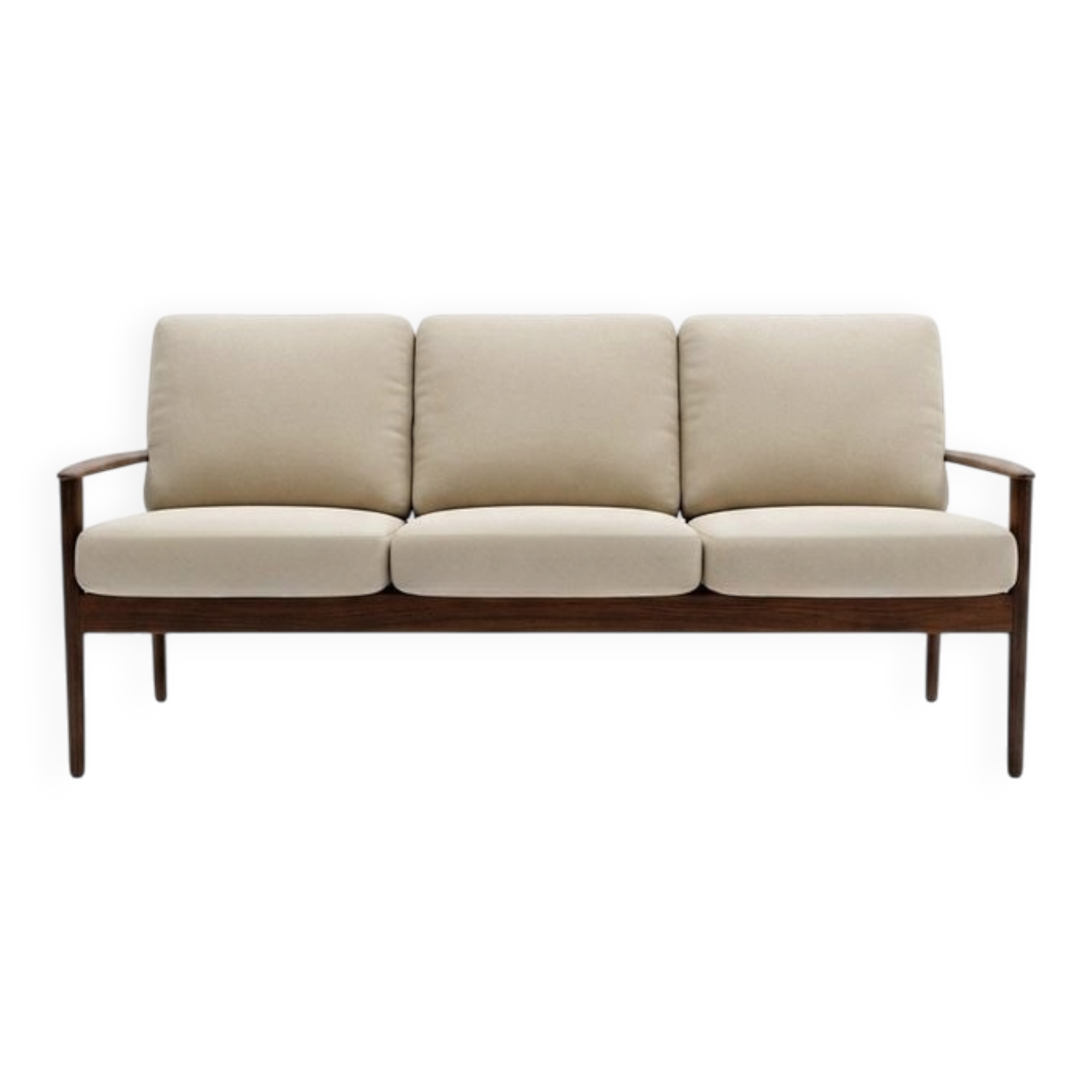 Scandinavian 3-seater sofa by Grete Jalk for Poul Jeppesen, 1960.