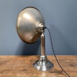 Nickel-plated old heater lamp from Germany, 1920s