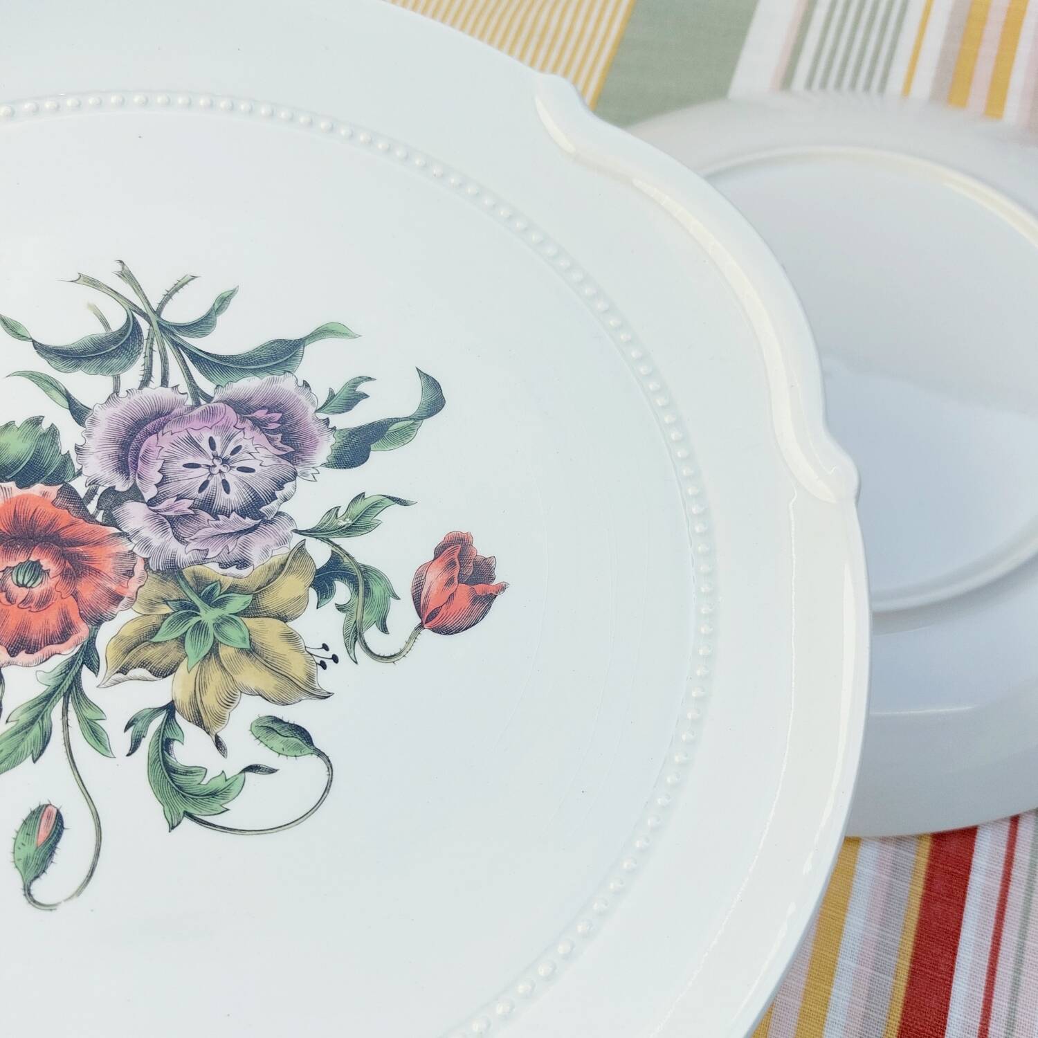 2 serving dishes Luneville Badonviller