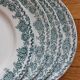 11 flat plates in iron earth "Argenton" Saint Amand early twentieth century