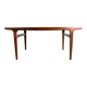 Table de repas Danoise, extensible, en Teck 1960 par Johannes Andersen 1960