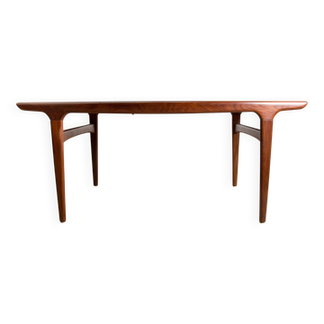 Table de repas Danoise, extensible, en Teck 1960 par Johannes Andersen 1960