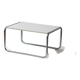 Bauhaus coffee table with chrome tubular frame and Formica top