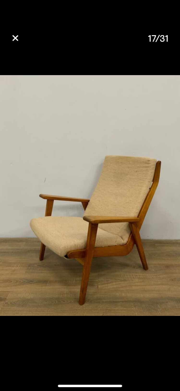 Armchair for Gelderland by Rob Parry - model 1611